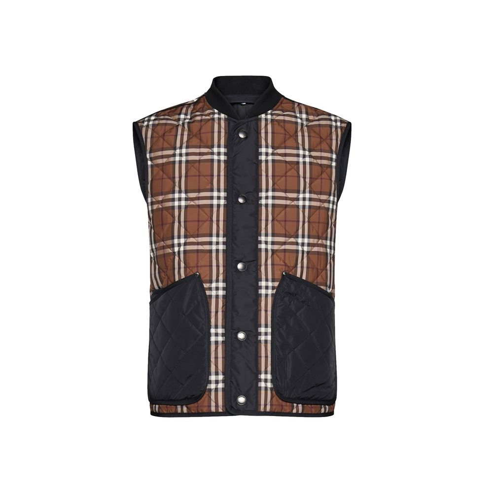 Burberry Brown Sleeveless Jacket for Men