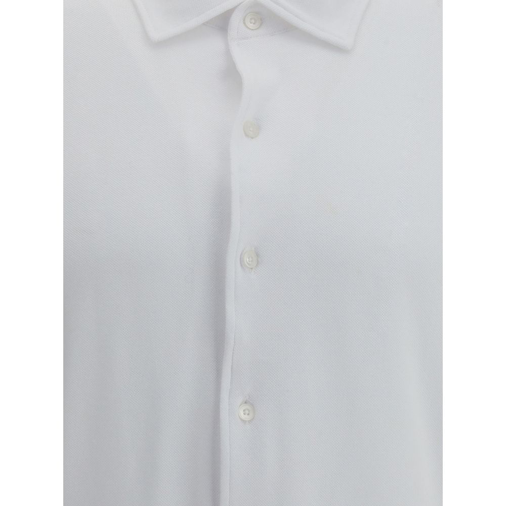 Chemise Brooksfield en coton blanc