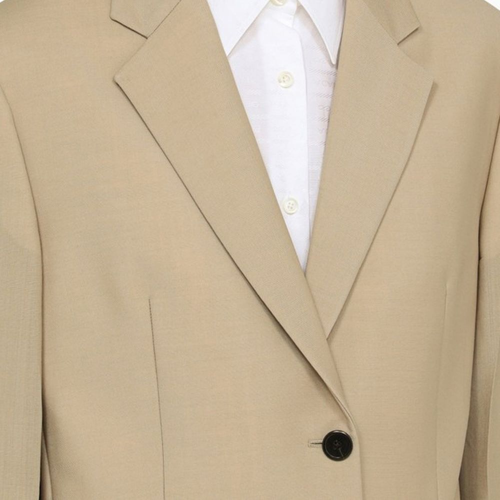 Prada Beige Blazer for Women side view