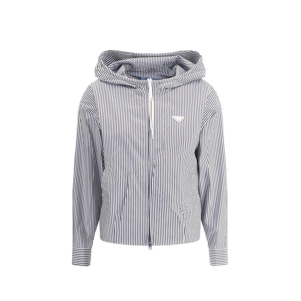 Bomber Prada en polyamide bleu