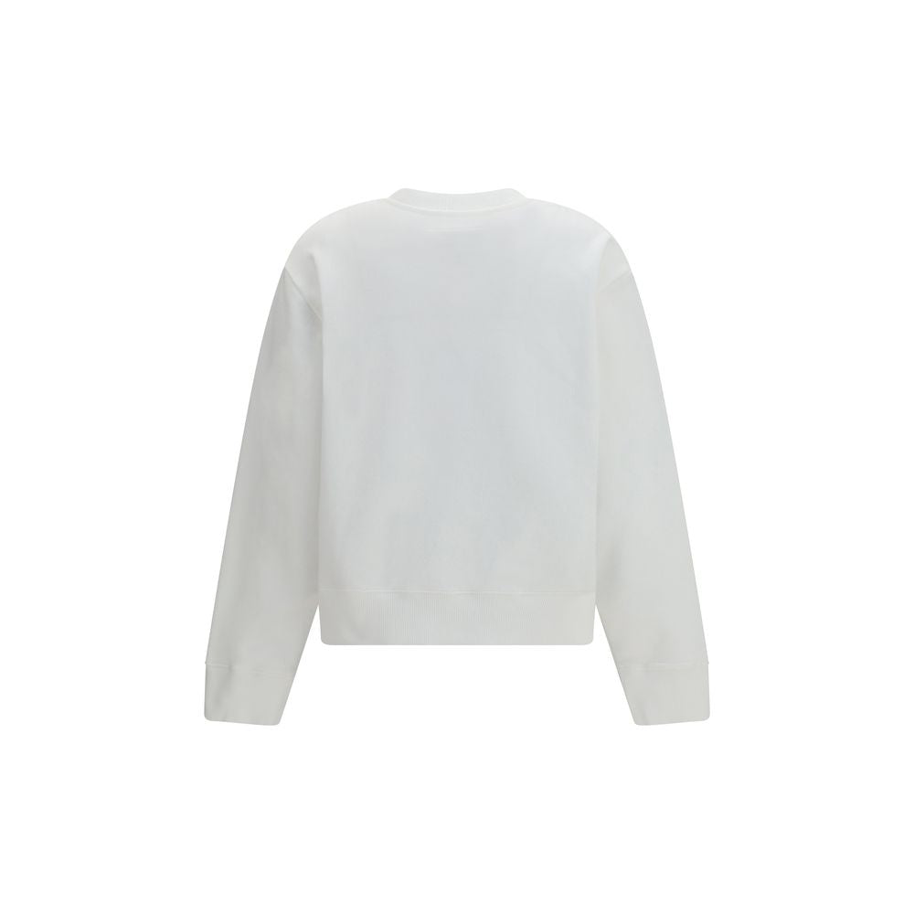 Sweat-shirt MM6 en coton blanc