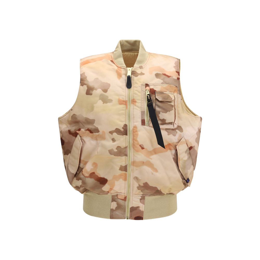 ALPHA INDUSTRIES Beige Biker Jackets for Men