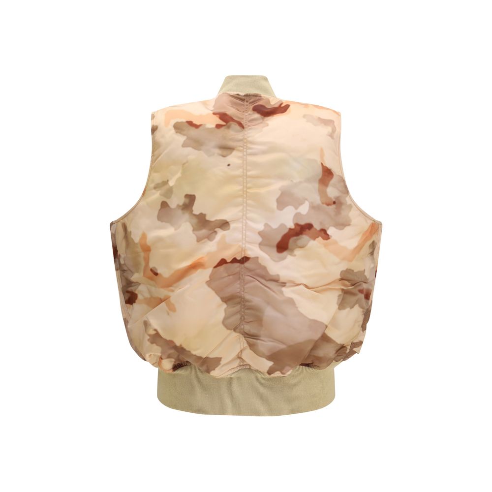 ALPHA INDUSTRIES Beige Biker Jackets for Men alternate view