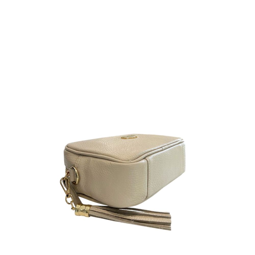 Baldinini Trend Beige Crossbody Bag for Women side view