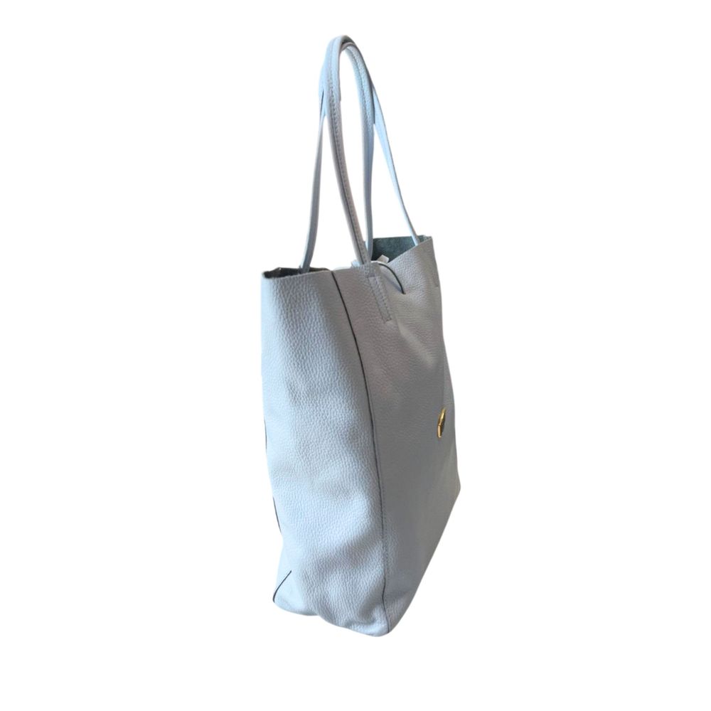 Pochette Baldinini Trend en cuir de vachette bleu