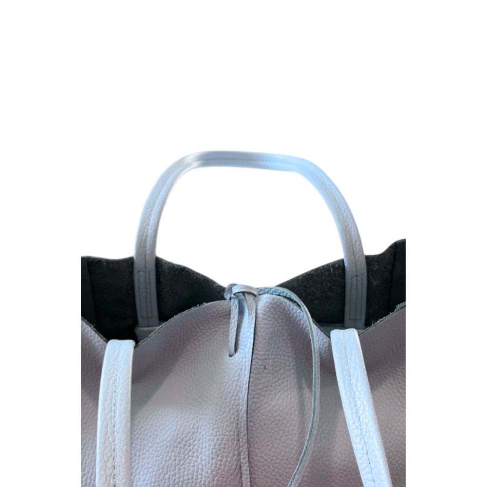Pochette Baldinini Trend en cuir de vachette bleu