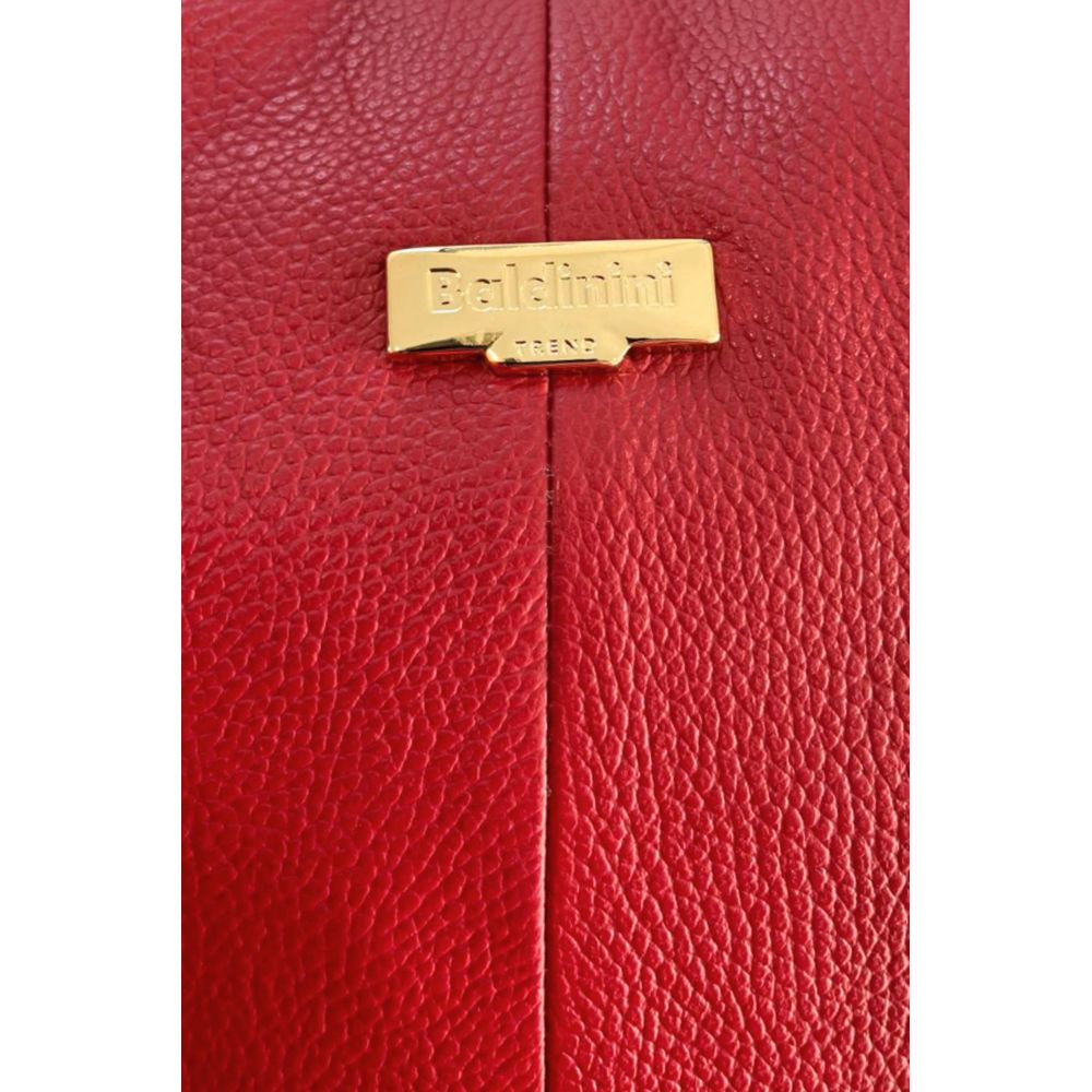 Sac porté épaule femme Baldinini Trend en cuir rouge