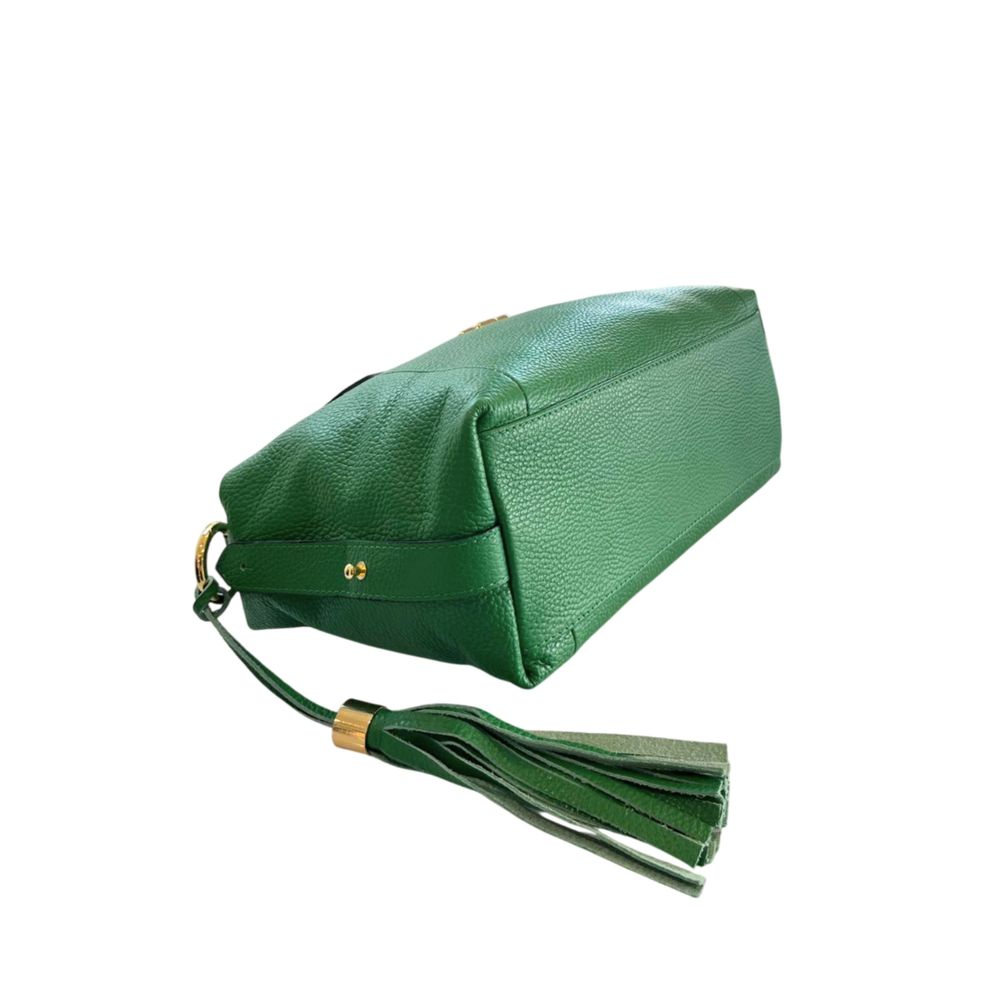 Baldinini Trend Green Shoulder Bag for Women side view