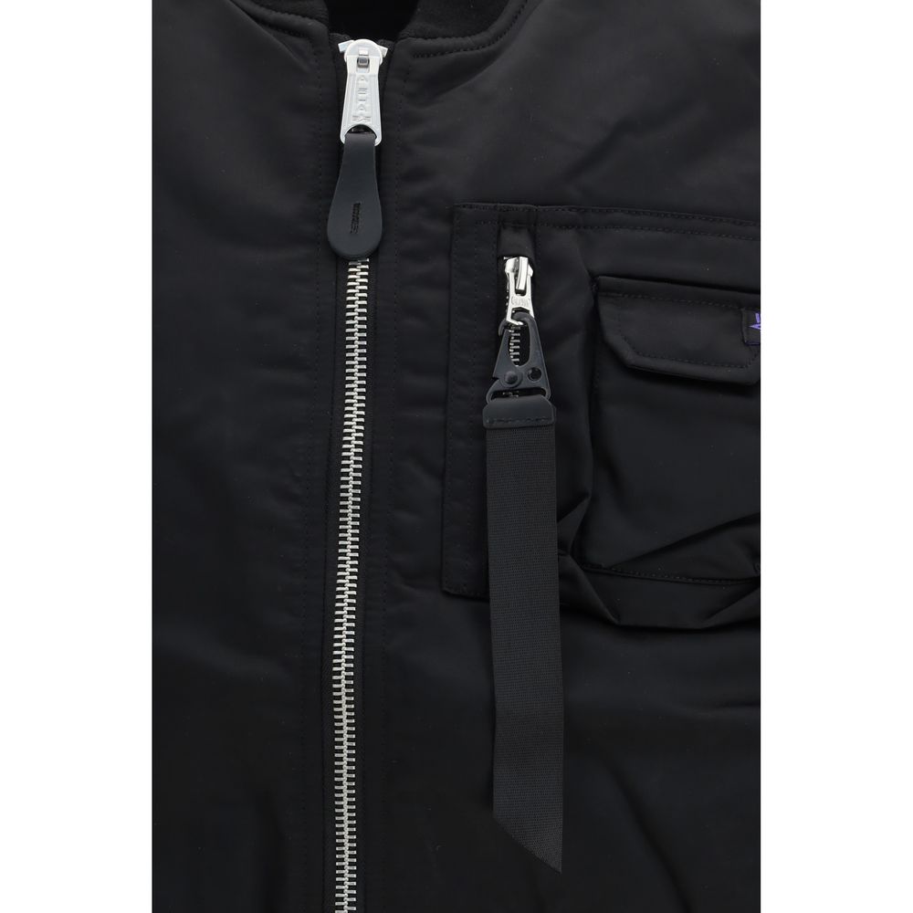 ALPHA INDUSTRIES Black Nylon Jacket
