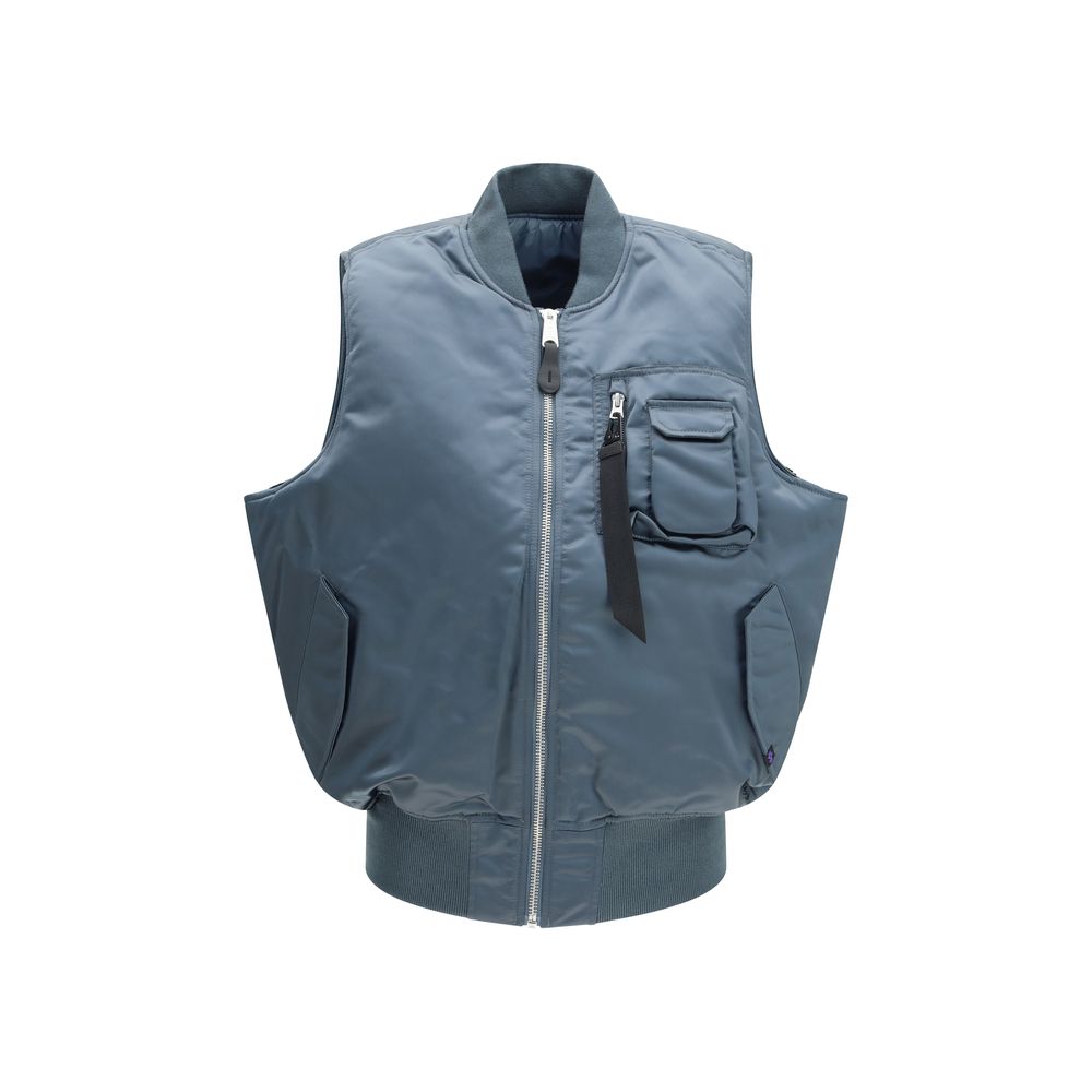 Gilet sans manches en nylon bleu ALPHA INDUSTRIES