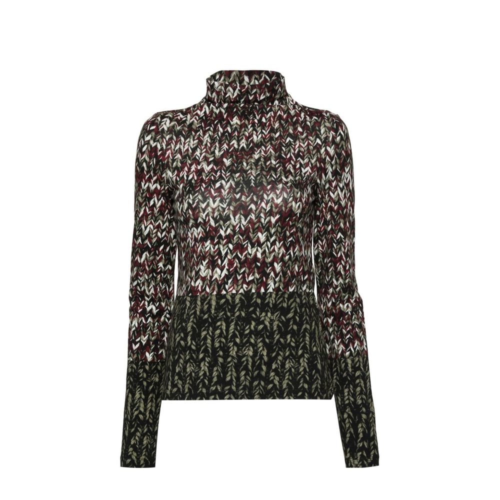 T-shirt Loewe bicolore en coton à manches longues