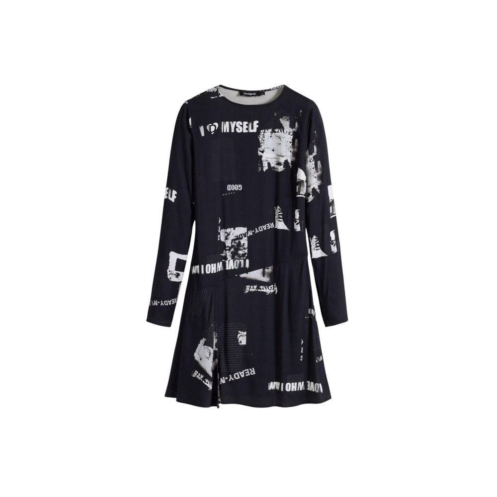 Desigual Black Short for Women side view