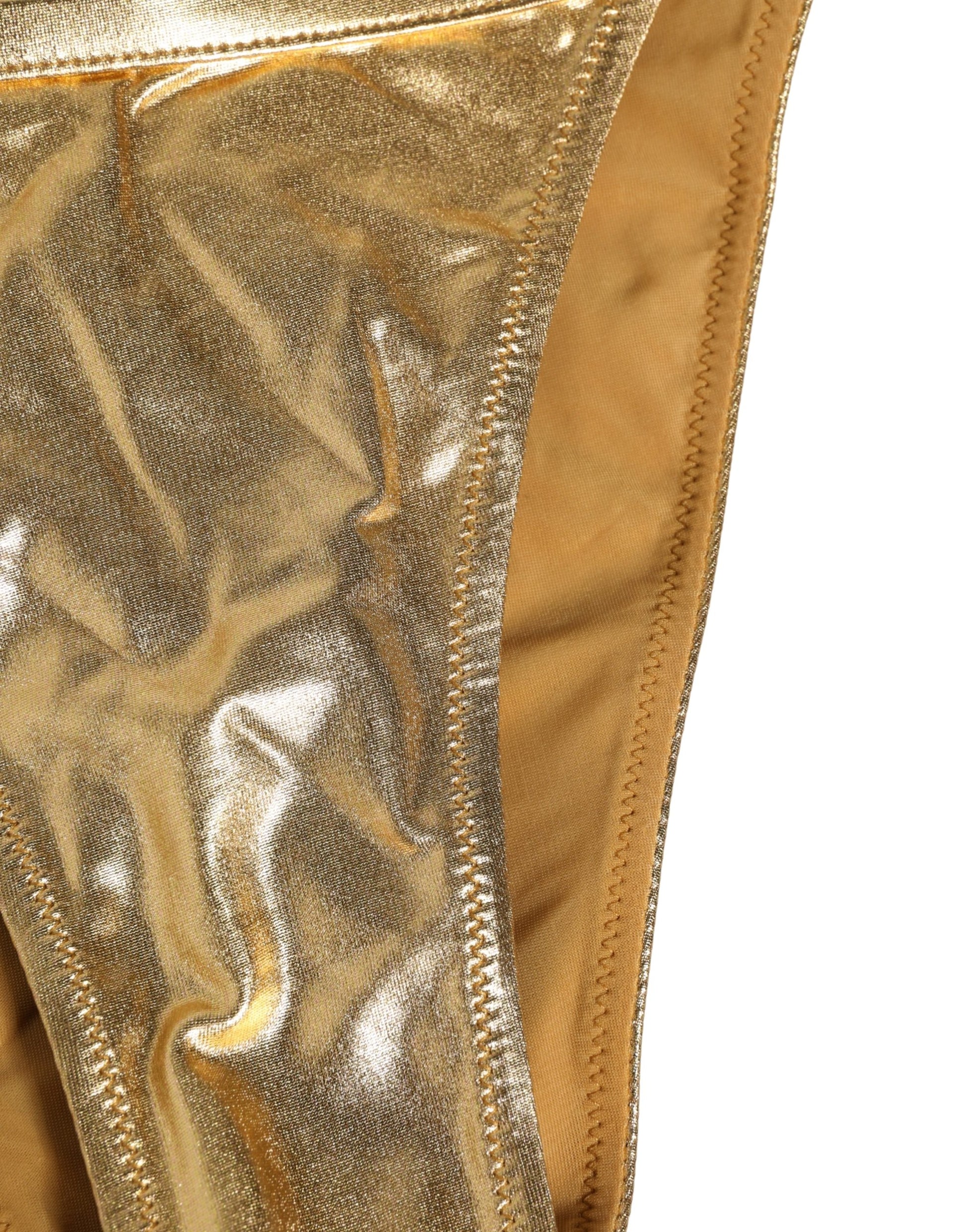Dolce & Gabbana Gold Bikinis for Women side view