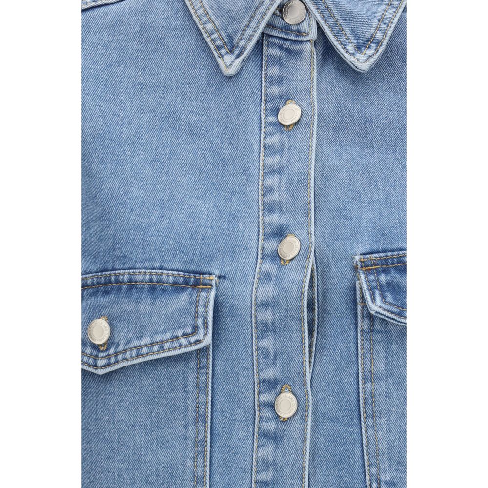 Veste en jean Ella en coton bleu