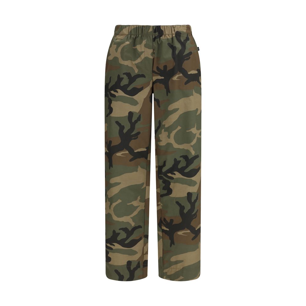 Pantalon décontracté en coton bicolore Ella