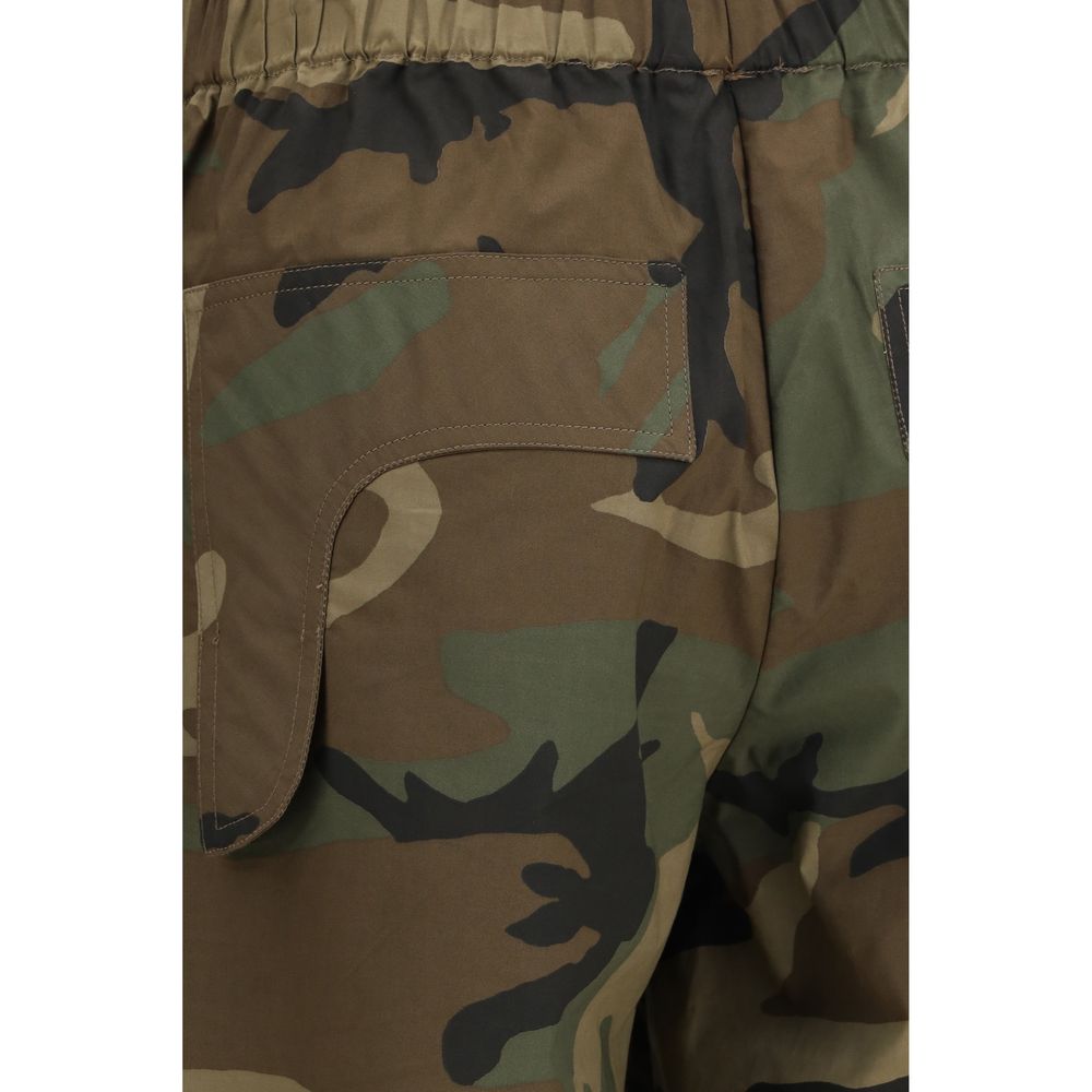 Pantalon décontracté en coton bicolore Ella