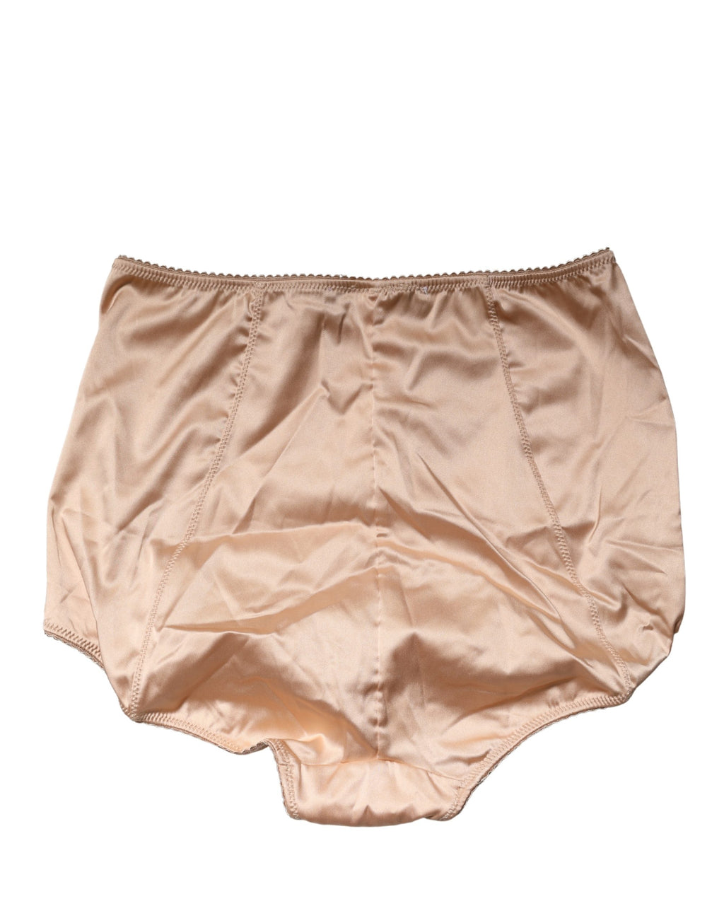 Culotte gainante taille haute Dolce & Gabbana en soie mélangée beige