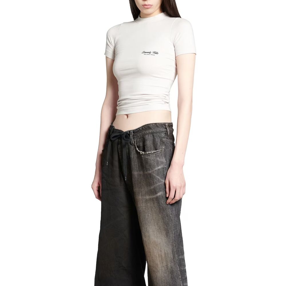 Balenciaga White T-Shirt for Women alternate view