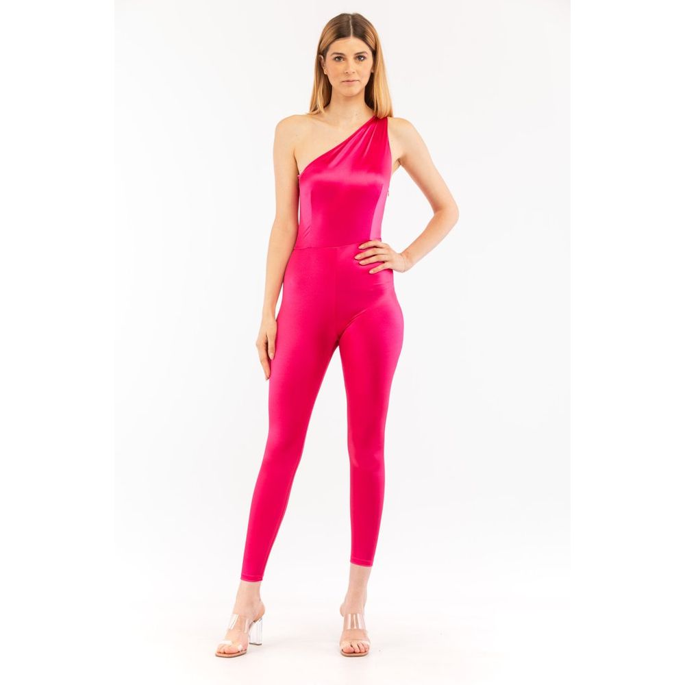 Combinaison en polyamide rose Elisabetta Franchi