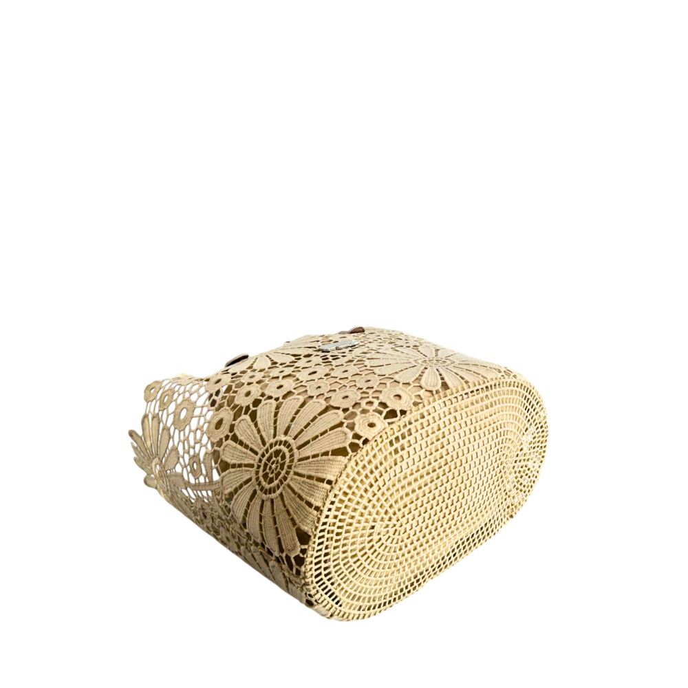 Baldinini Trend Beige Shoulder Bag for Women side view
