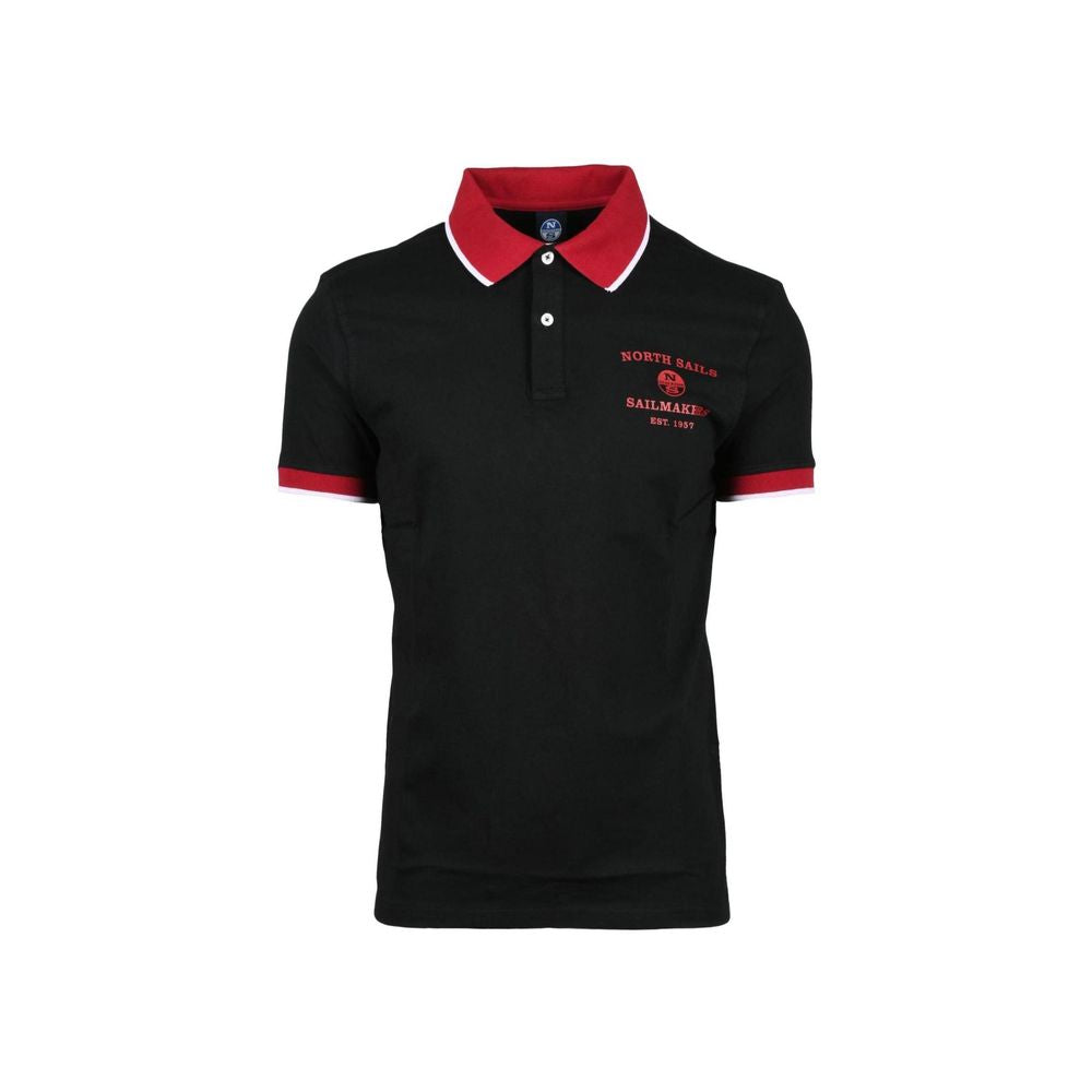 North Sails Black Polo Shirt for Men