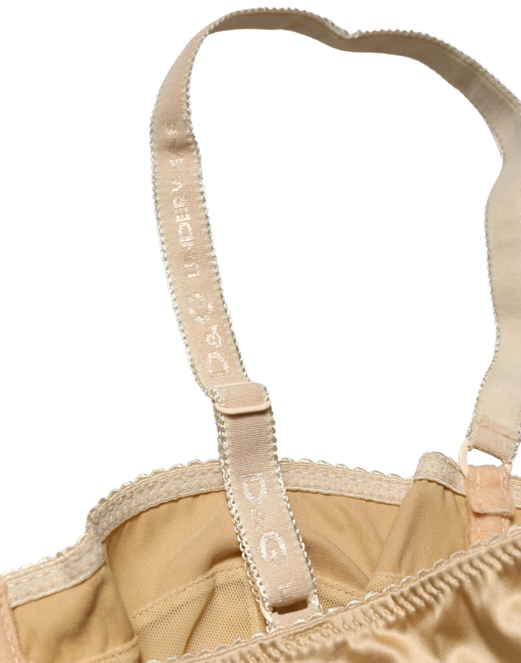 Dolce & Gabbana Beige Designer Fashion side view