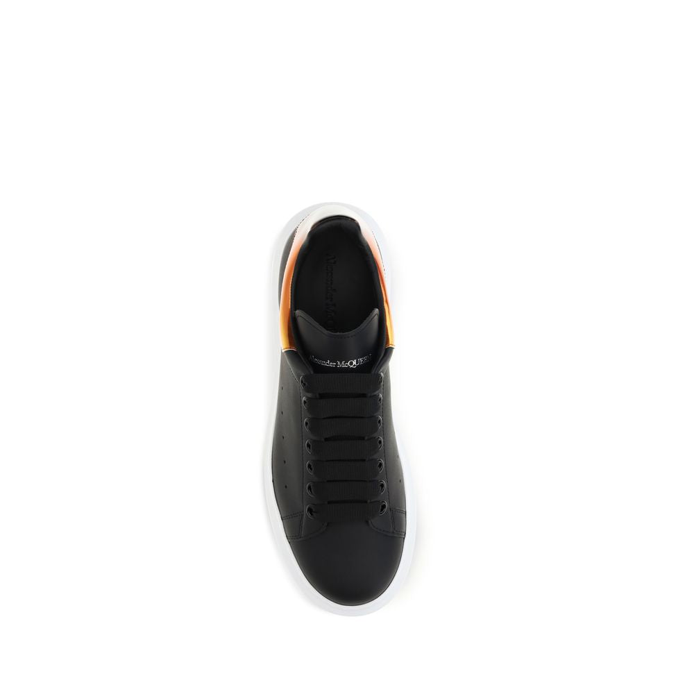 Alexander McQueen Black Platform Sneakers for Men side view