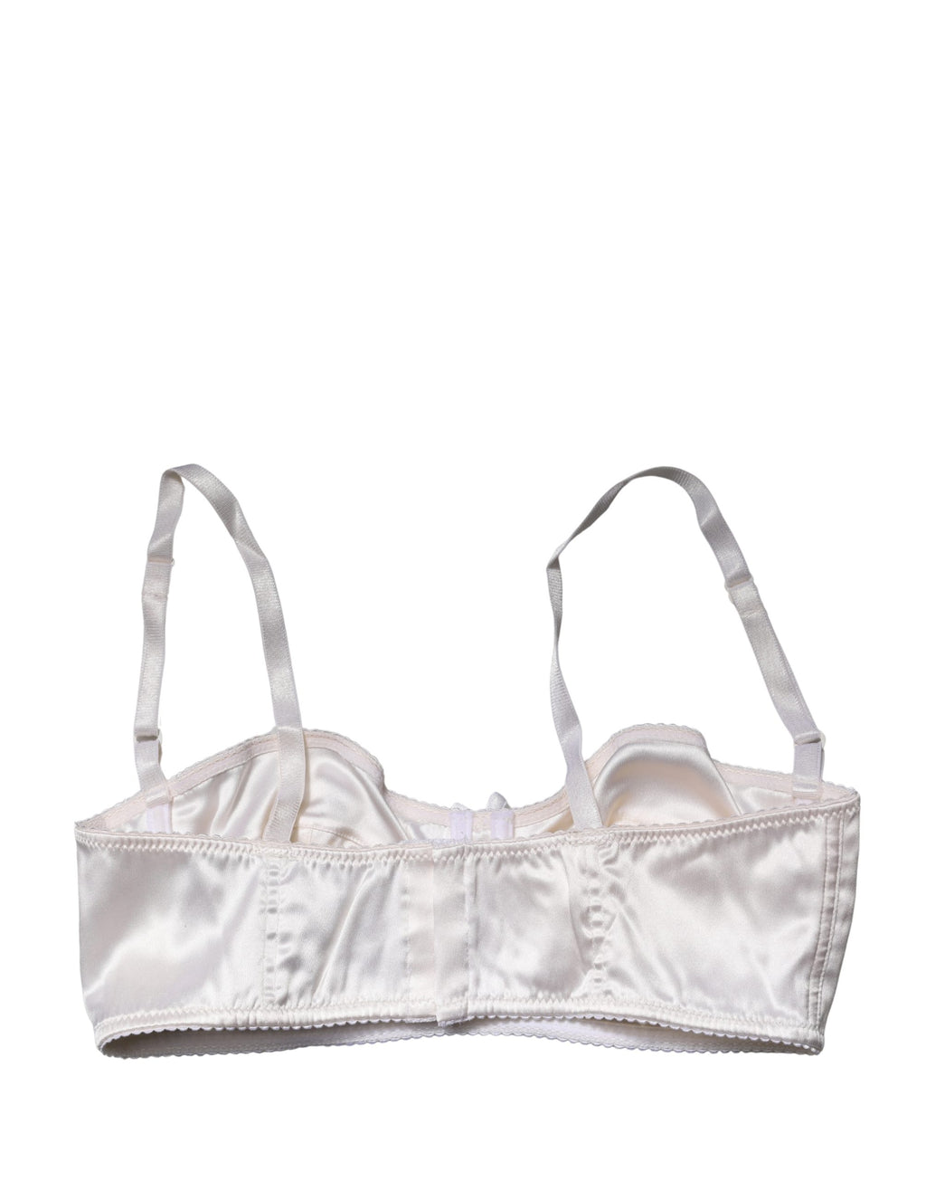Soutien-gorge balconnet Dolce & Gabbana blanc semi-rembourré à armatures