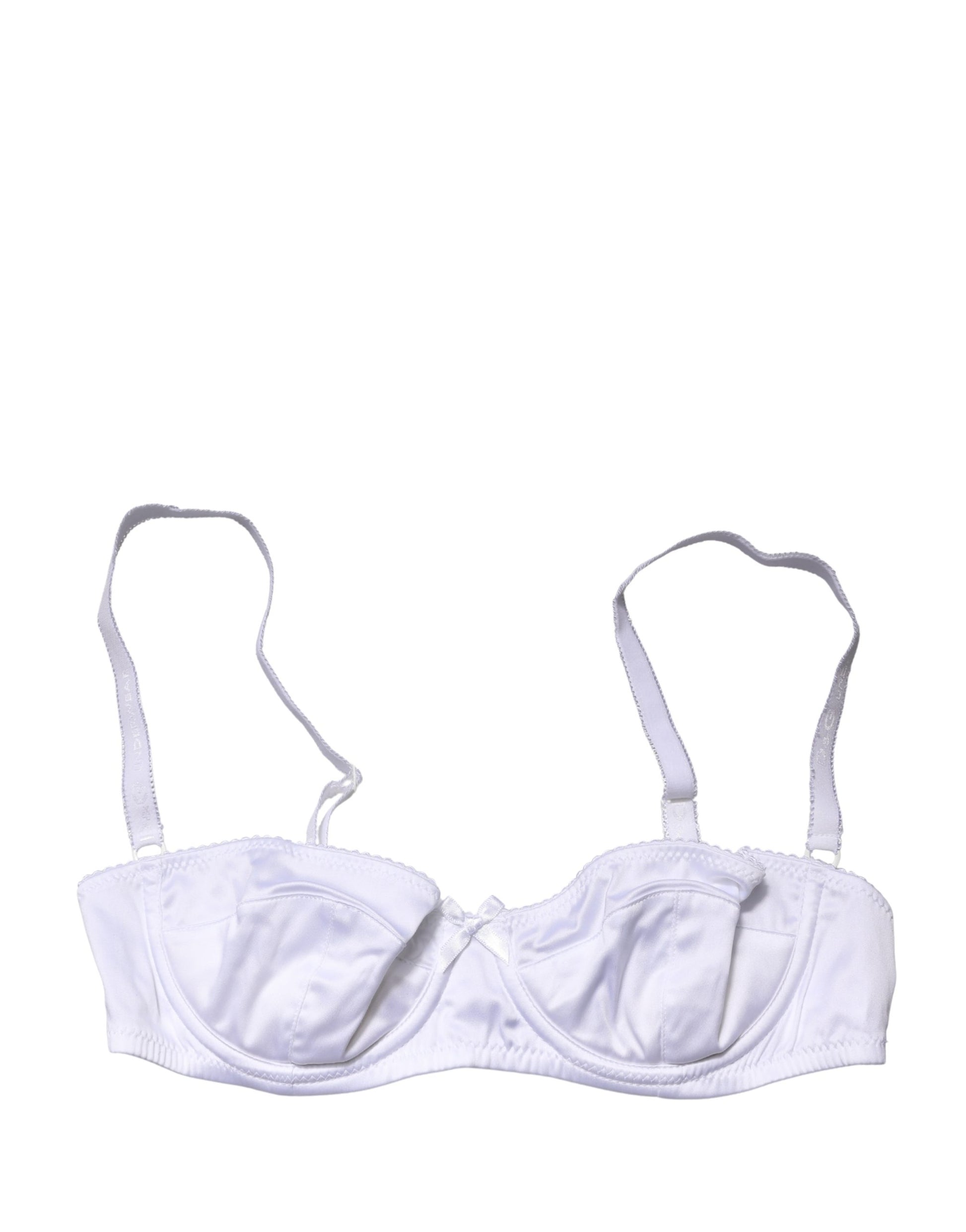 Soutien-gorge balconnet Dolce & Gabbana blanc semi-rembourré à armatures