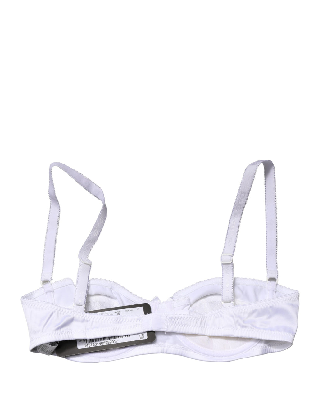 Soutien-gorge balconnet Dolce & Gabbana blanc semi-rembourré à armatures