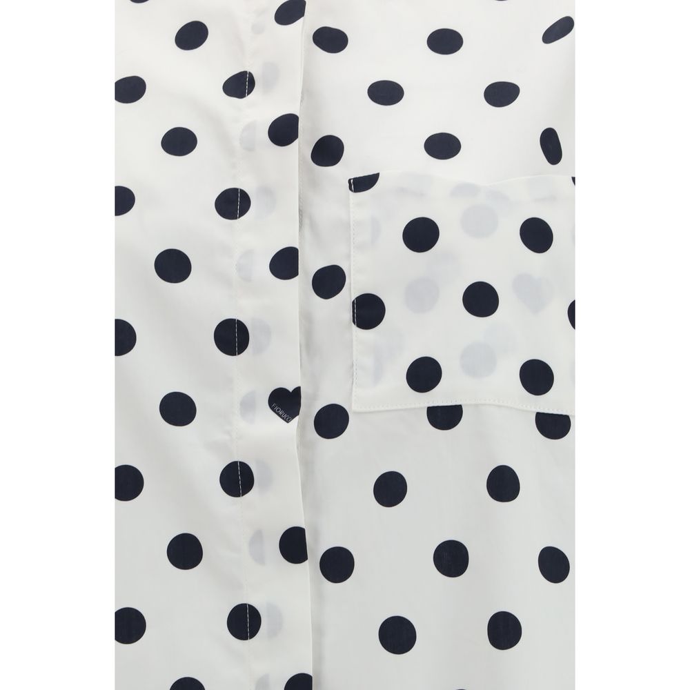 Robe décontractée Fiorucci en coton multicolore