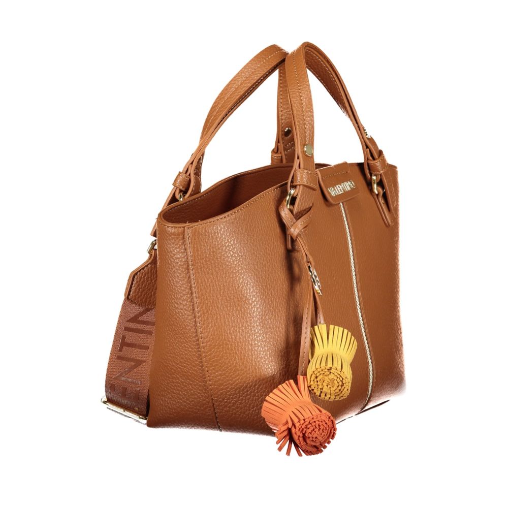 Valentino Brown Polyethylene Handbag