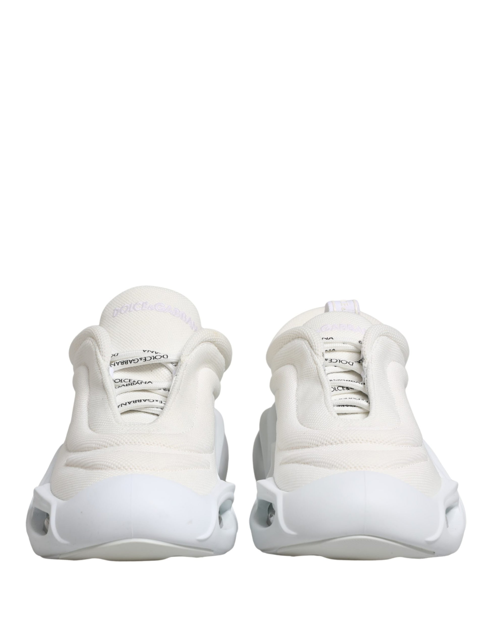 Dolce & Gabbana White Chunky Sneakers for Women side view