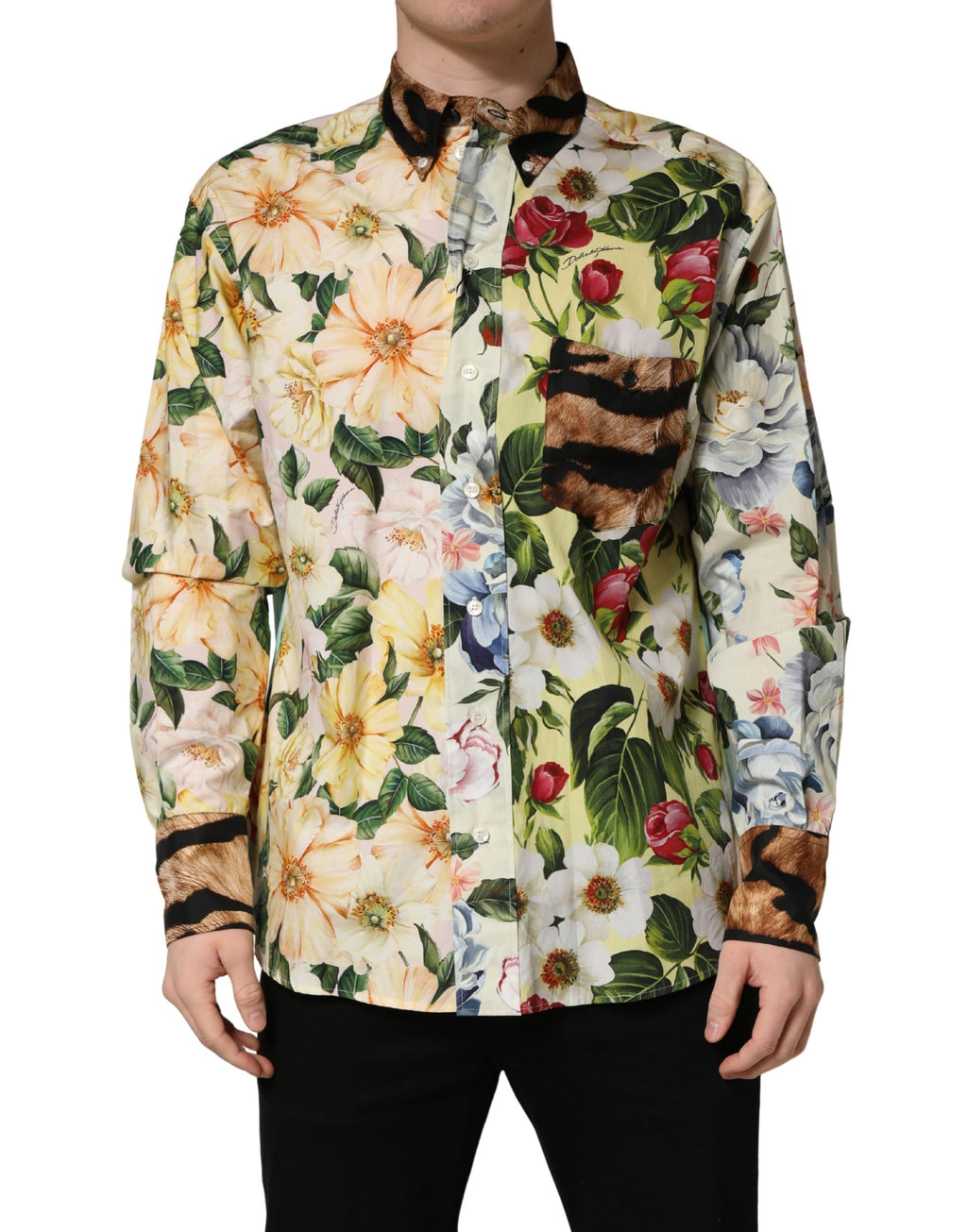 Dolce & Gabbana Multicolor Dress Shirt for Men alternate view