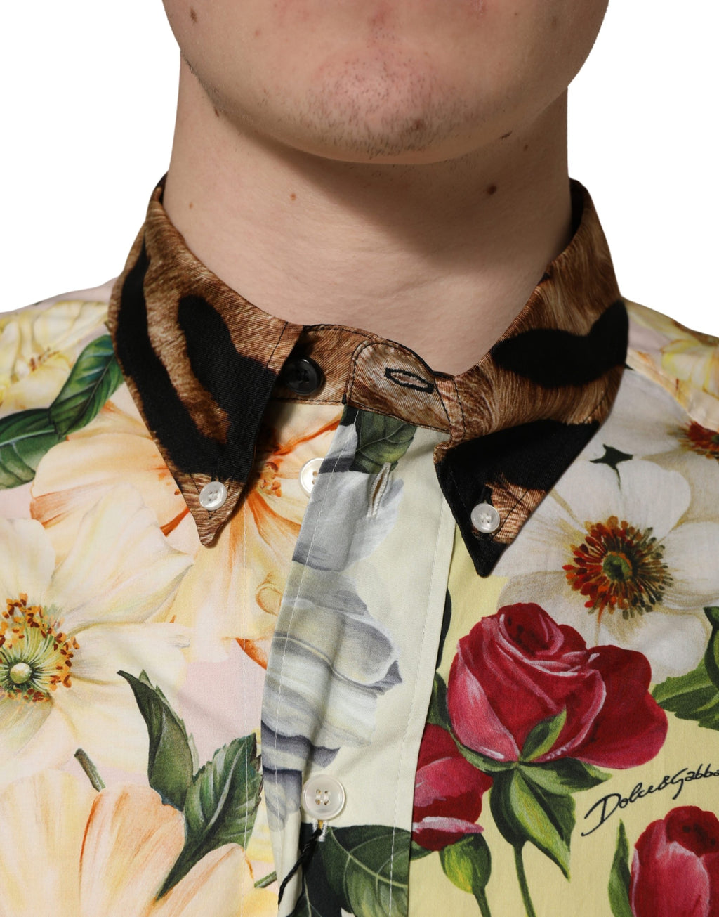 Dolce & Gabbana Multicolor Dress Shirt for Men additional view