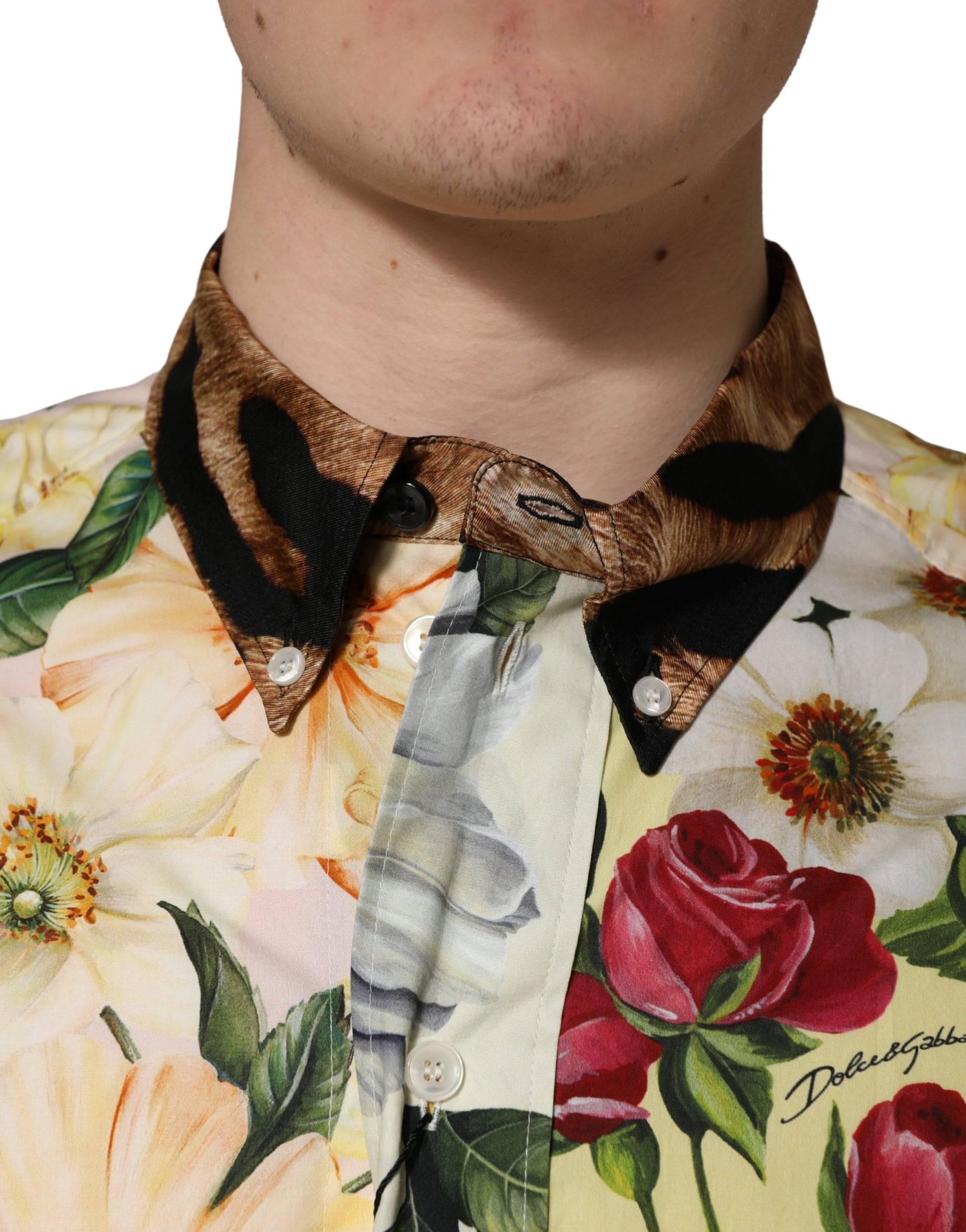 Dolce & Gabbana Multicolor Dress Shirt for Men additional view