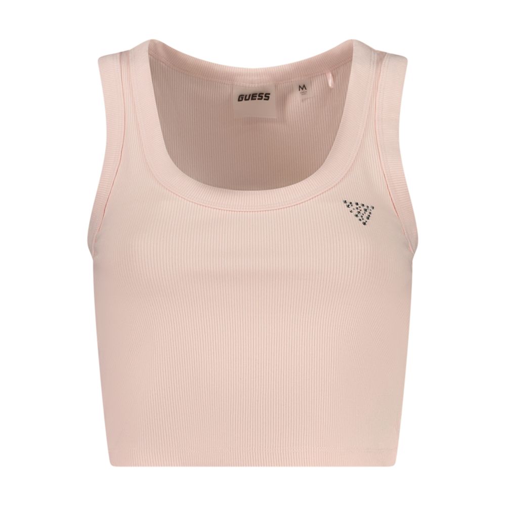 Haut Guess Jeans en viscose rose pour femme