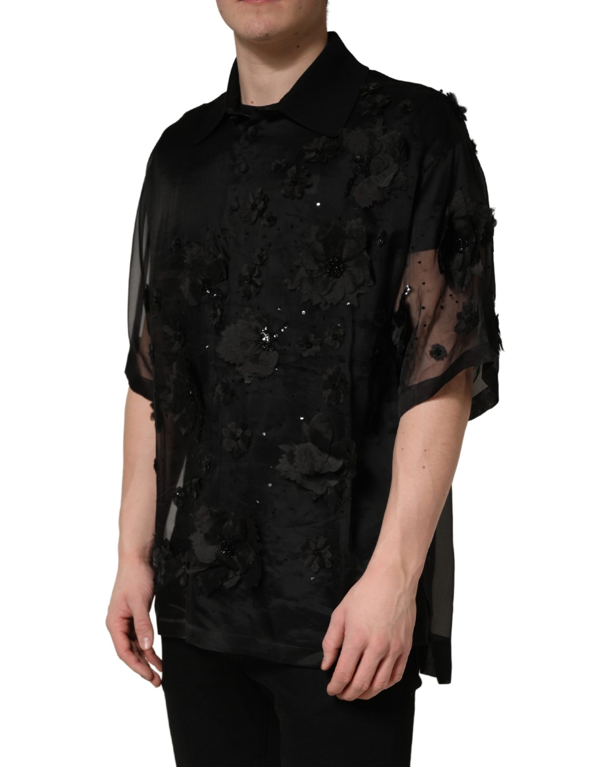 Dolce & Gabbana Black Shortsleeve for Men detail view