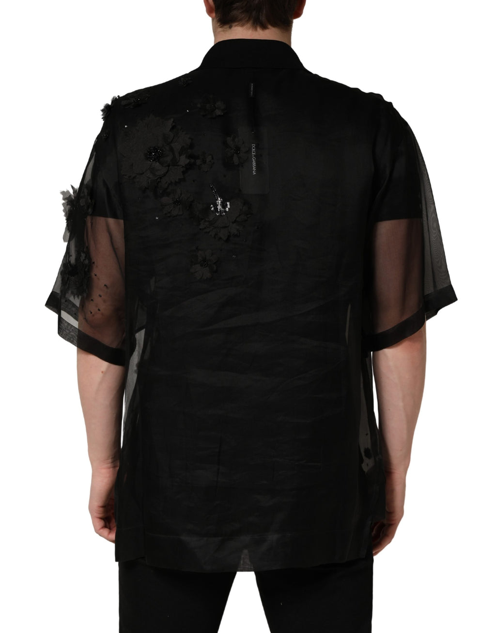 Dolce & Gabbana Black Shortsleeve for Men side view