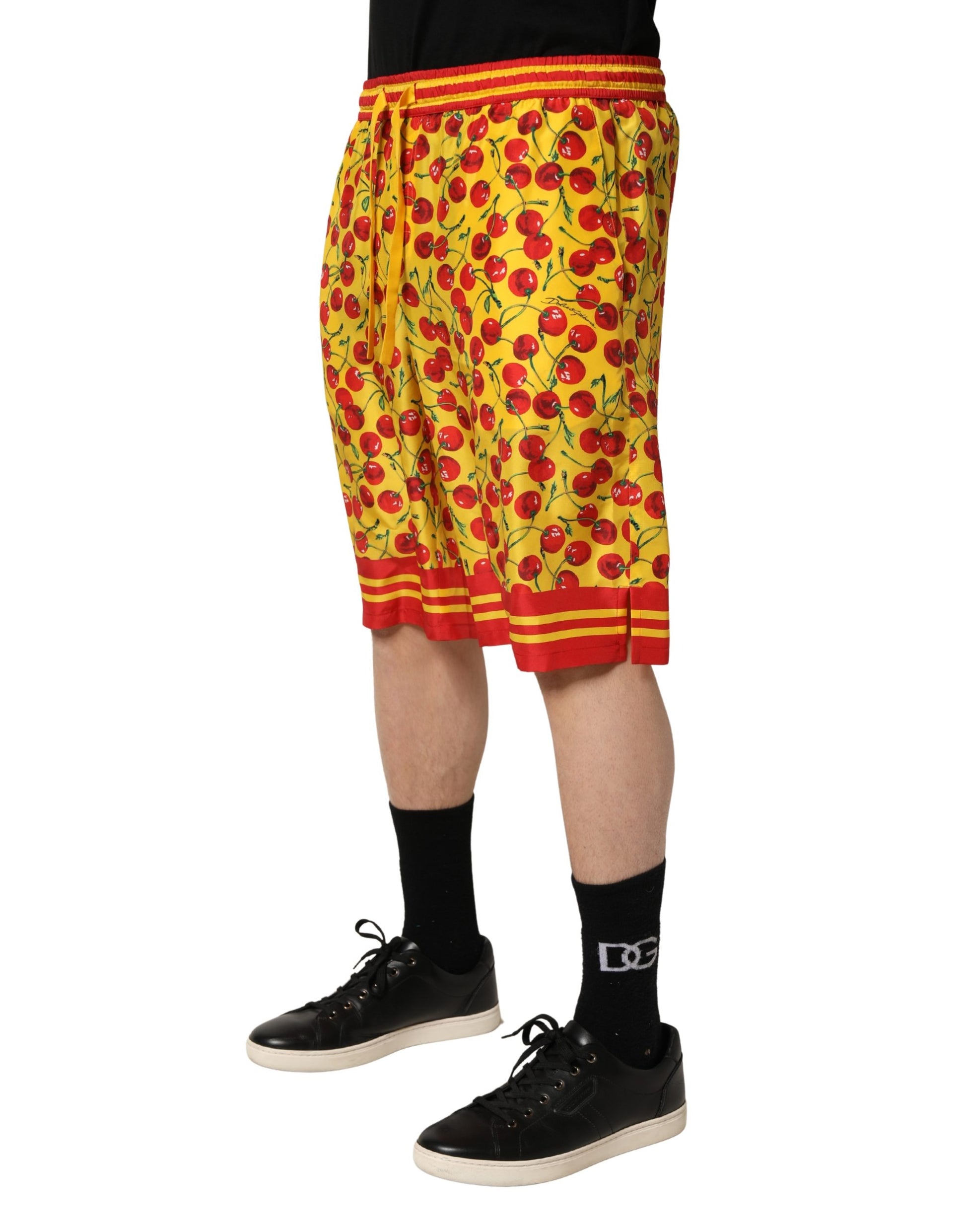 Dolce & Gabbana Yellow Bermuda for Men side view