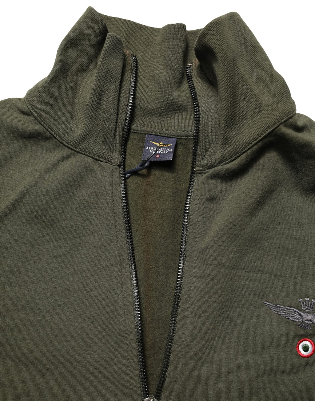 Aeronautica Militare Green Sweatshirt for Men additional view