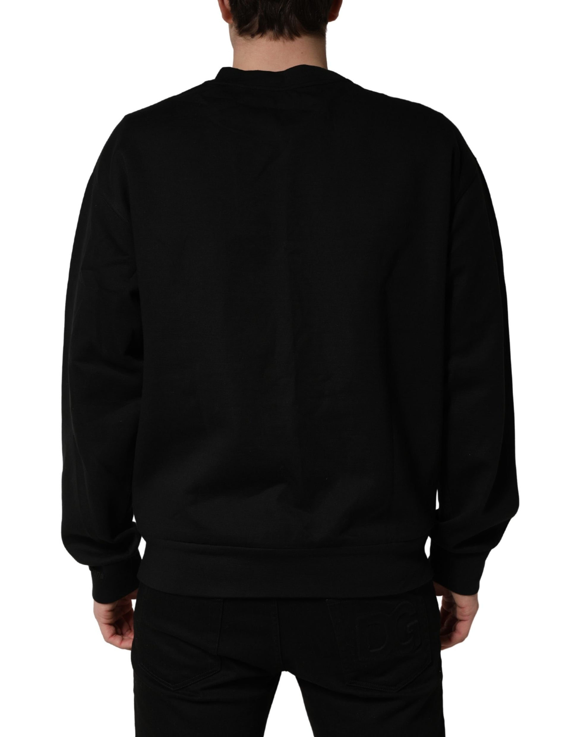 Dolce & Gabbana Black Sweatshirt for Men side view