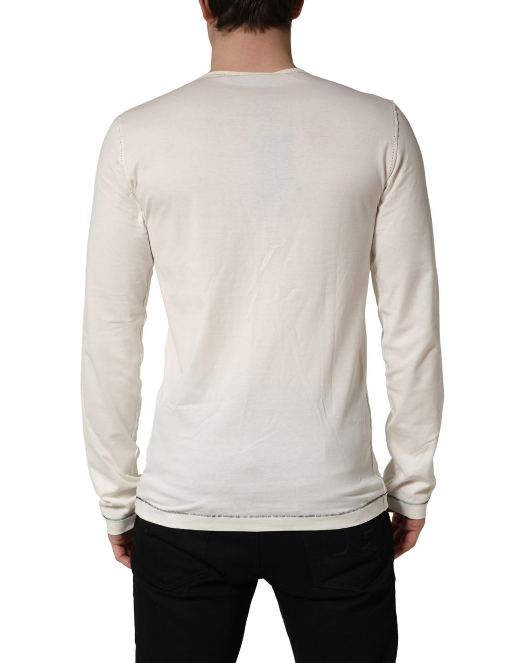 Dolce & Gabbana White Sweatshirt for Men side view
