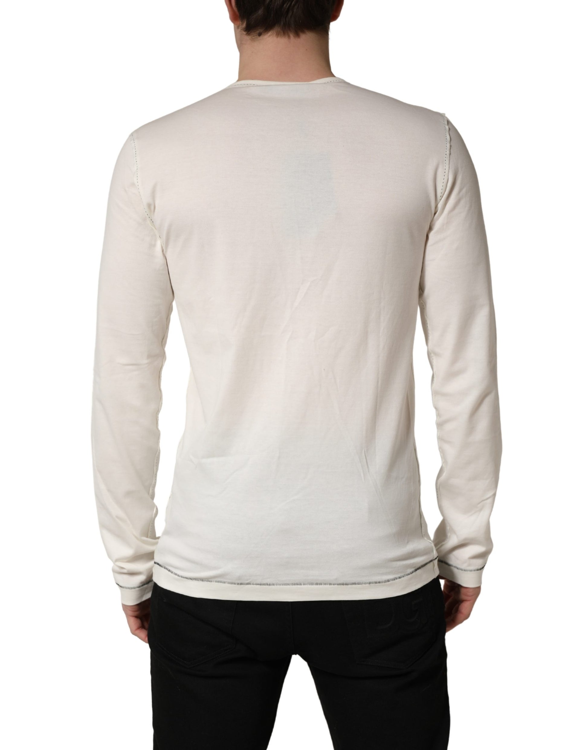 Dolce & Gabbana White Sweatshirt for Men side view