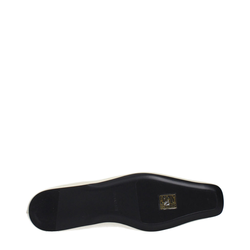 Jil Sander Beige Leather Ballet Flats