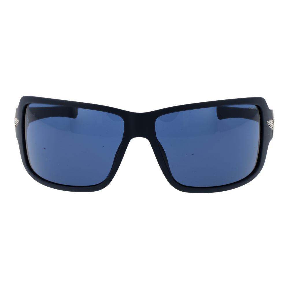 Lunettes de soleil en plastique bleu Police