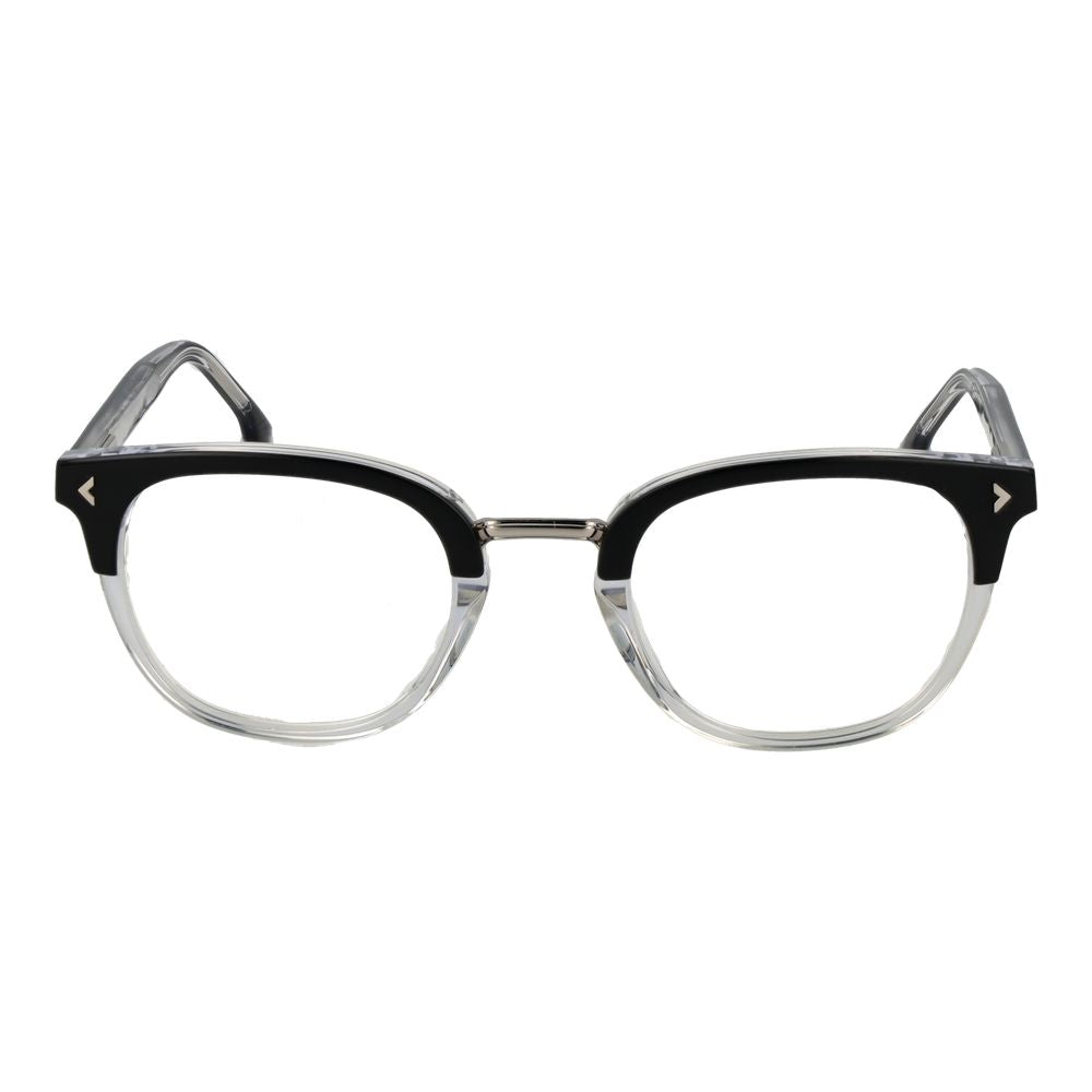Lunettes (montures) en acétate de cellulose noir Lozza