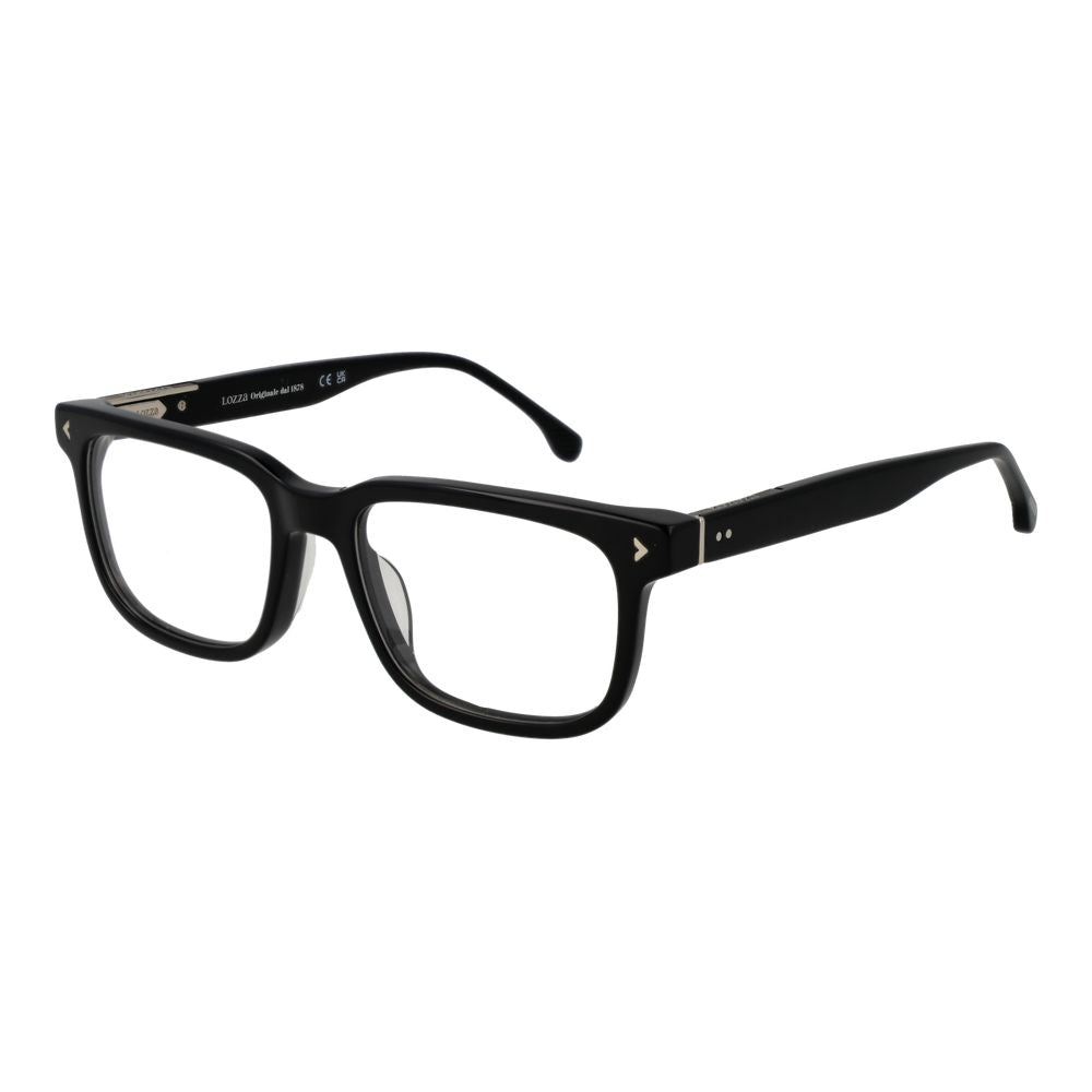 Lunettes (montures) en acétate de cellulose noir Lozza