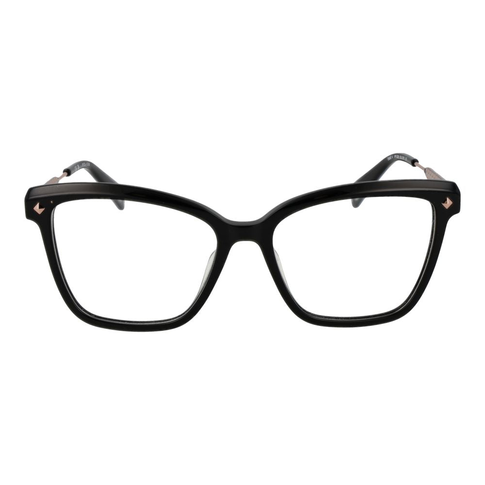 Lunettes Police en métal noires (montures)
