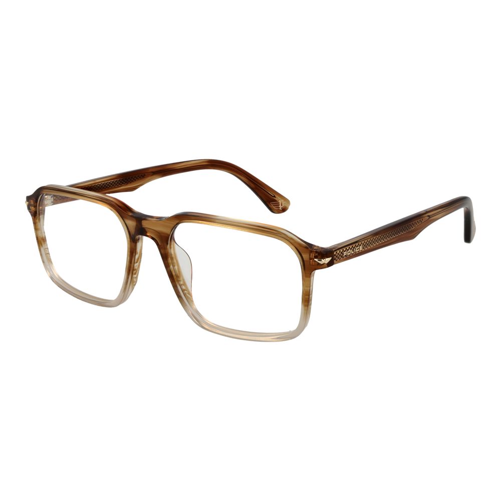 Lunettes en acétate de cellulose marron Police (Monture)